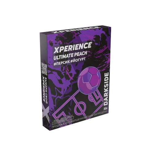 Табак для кальяна Darkside XPERIENCE 30гр Ultimate Peach (Персик, Йогурт)